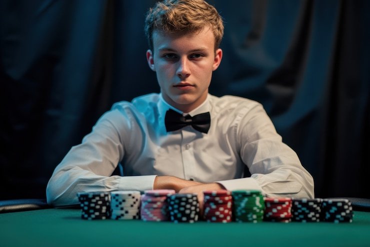 Meja live baccarat tanpa komisi di lawak4d dengan dealer profesional dari studio multi-kamera
